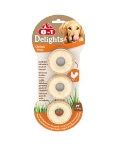 Koera maius 8in1 Delights Kanarõngad 3tk