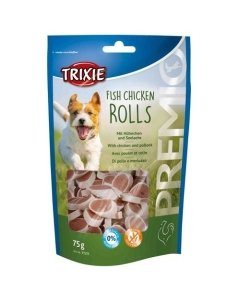 Koera maius PREMIO kala-kana-rullid, 75 g