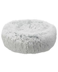 Koera voodi Harvey, ümmargune, ø 60 cm, valge-must