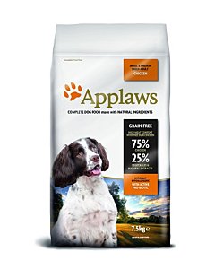 Applaws koeratoit väikest/keskmist kasvu koertele kanalihaga / 7,5kg