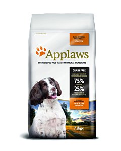 Applaws koeratoit Dog Adult Chicken Small & Medium  / 7,5kg