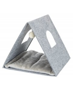 Koobas Junior cuddly cave, vildist, kokkupandav, 38 × 34 × 38 cm, helehall