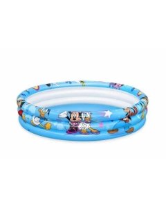Bassein T/P 3-ringi Mickey&Friends 122x25cm karbis