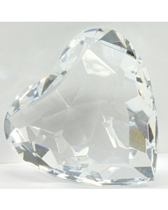 Lihvitud Kristallsüda /  Ø4cm