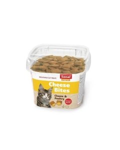 Krõbedad padjakesed kassidele juustuga Sanal Cheese Bites / 75g