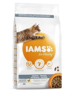 Kuiv täissööt IAMS CAT Adult Indoor kanaga 3 kg kassidele