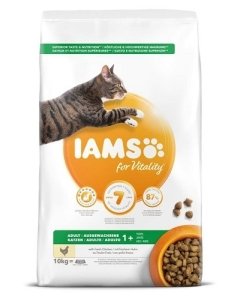 Kuiv täissööt IAMS CAT Adult lõhega 3 kg kassidele