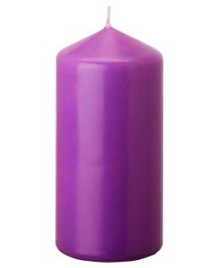 Küünal 70x135 / 60h / silinder / helelilla