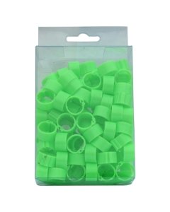 Jalarõngas linnule 6mm / laimiroheline / 1tk
