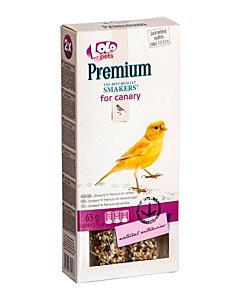 LoLo Pets Premium maiusepulgad kanaarilindudele 2tk 65g