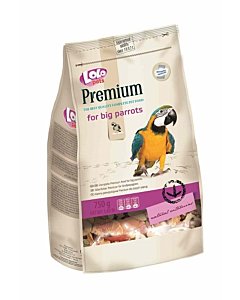 LoLo Pets Premium täissööt suurtele papagoidele 750g