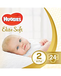 Huggies mähkmed Elite Soft 2 / 4-6kg / 24tk /  LM