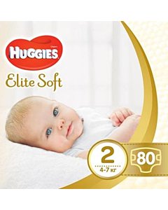Huggies mähkmed Elite Soft Newborn 2 / 4-6kg / 80tk / LM