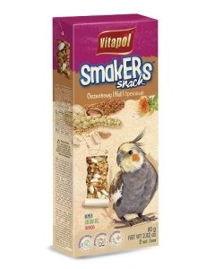 Maius nümfkakaduudele SMAKERS pähkli 2tk 90g
