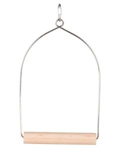 Mänguasi papagoidele Kaarkiik, puit, 15 × 27 cm