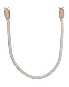 Mänguasi papagoidele Puuripulk - Köis, 66 cm/ø 14 mm, naturaalne