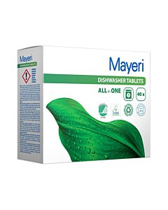 Mayeri nõudepesumasina tabletid All in 1 vesilahustuvas kiles / 40tk/LM