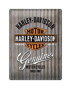 Metallplaat 30x40cm / Harley-Davidson Genuine metalliseinä