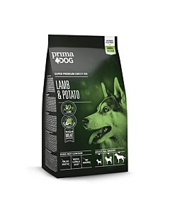 PrimaDog täistoit lammas-kartul kõikidele täiskasvanud koertele 2kg