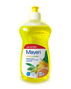 Mayeri nõudepesuvahend Citrus&Olive / 500ml