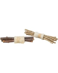 Näriliste mänguasi Luffa pulgad 2tk, 10 x 3 cm
