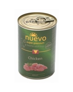 Täissööt (konserv) NUEVO täiskasvanud koertele - Kanaga 400g