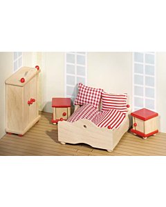 Nukumaja mööbel "Magamistuba" (punane) 