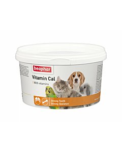 Beaphar Кормовая добавка Vitamin Cal для кошек, собак, грызунов и птиц, 250 г