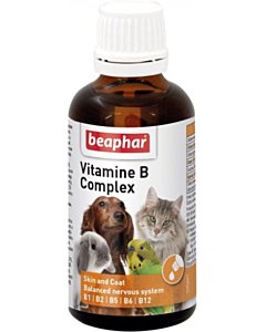 Beaphar Кормовая добавка Vitamine B Complex для всех домашних животных, 50 мл