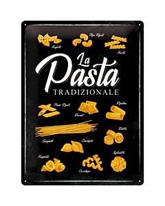 Metallplaat 30x40cm / La Pasta Tradizionale