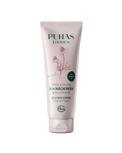 PUHAS LOODUS niisutav ja rahustav näokreem Kummel 24 h 75 ml