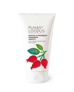 Orto Puhas Loodus niisutav ja pehmendav kehakreem Kibuvits / 150ml