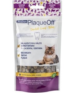 Plaque Off Dental Bites hambahooldus kassidele60g