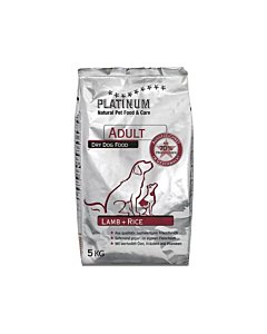 Platinum Adult Lamb+Rice kuivtoit lambaliha ja riisiga täiskasvanud koertele / 5kg