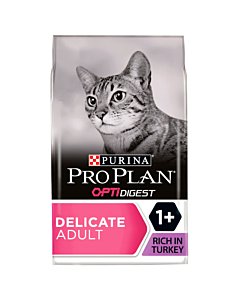  Pro Корм Pro Plan Delicate (Про План) для кошек с чувствительной кожей и пищеварением с индейкой и рисом 10kg