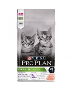 Pro Plan steriliseeritud  kassipoja täissööt lõhega / 1,5kg
