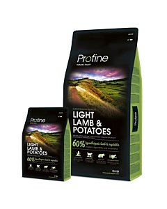 Profine Light Lamb & Potatoes/ lambaliha ja kartuliga koeratoit 15kg