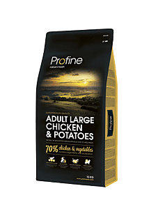 Profine Adult Large Chicken & Potatoes koeratoit 15 kg