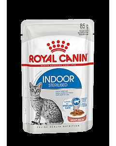 Royal Canin FHN INDOOR STERILIZED MORSELS IN GRAVY (85g x 12)