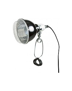 Reflektorlamp kinnituse ja kaitsevõrega / max 100W / 14cm