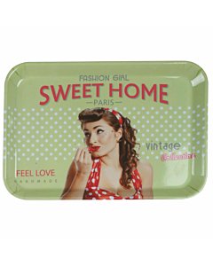 Retro kandik Sweet Home / 39x27x2cm