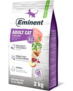 Eminent ADULT CAT CHICKEN 32/14, корм для взрослых кошек, со вкусом курицы, 2 кг