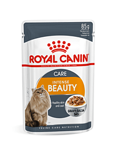 Royal Canin FCN WET Intense Beauty Gravy õhukesed viilud kastmes  / 85g