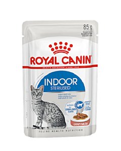 Royal Canin FHN INDOOR STERILIZED MORSELS IN GRAVY (85g x 12)