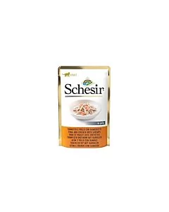 Schesir Cat kassikonserv Tuna and Chicken with Shrimps / 85g