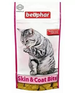 Beaphar Хрустящие подушечки Skin & Coat Bits для улучения внешнего вида шерсти, 35 г