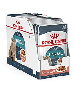 Royal Canin FHN HAIRBALL CARE in gravy - õhukesed viilud kastmes / 12x85 g