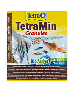 Tetra kalade täissööt tetramin graanulid / 15g