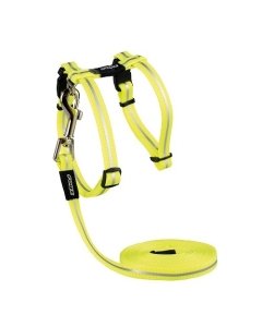 Traksid kassidele rihmaga AlleyCat Dayglo 24-40cm/1.8m