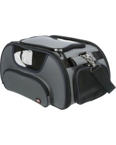 Transpordikott Wings airline carrier, 28 x 23 x 46 cm, hall/sinine